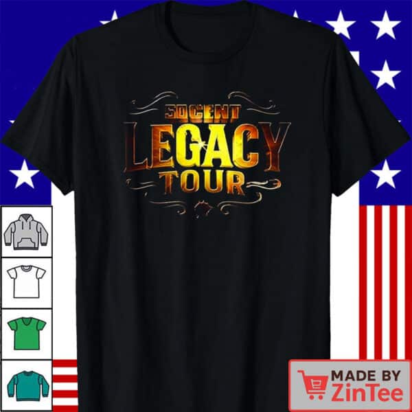 50 Cent Legacy Tour 2025 Schedule Shirt