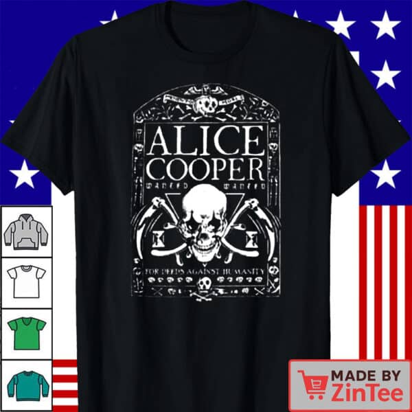 Alice Cooper Tombstone 2025 Itin Tour Dates Shirt