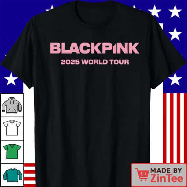 Blackpink Vintage 2 Sides 2025 World Tour Shirt