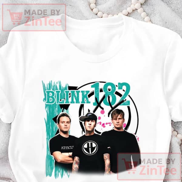 Blink-182 Band Graphic Shirt, Blink-182 Rock Band Shirt