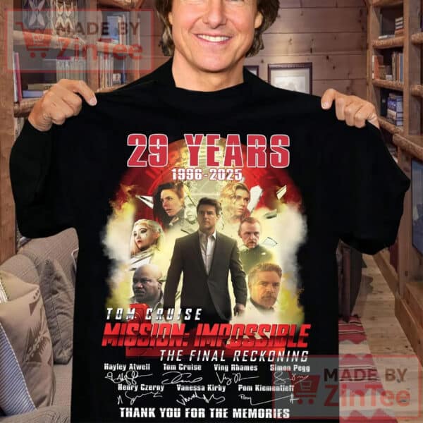Ethan Hunt Tee Shirt, Mission Impossible Anniversary Shirt, Tom Cruise Tee