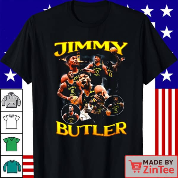 Jimmy Butler Warriors NBA T-Shirt, Basketball Shirt