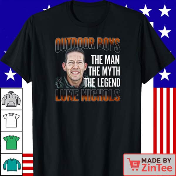 Luke Nichols The Man, The Myth, The Legend Outdoor Boys T-Shirt