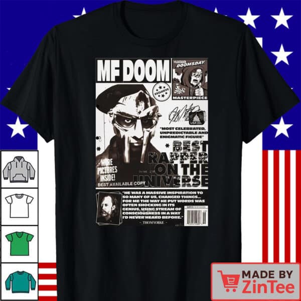 MF Doom T-Shirt, MF Doom Madvillainy Demos Album Shirt