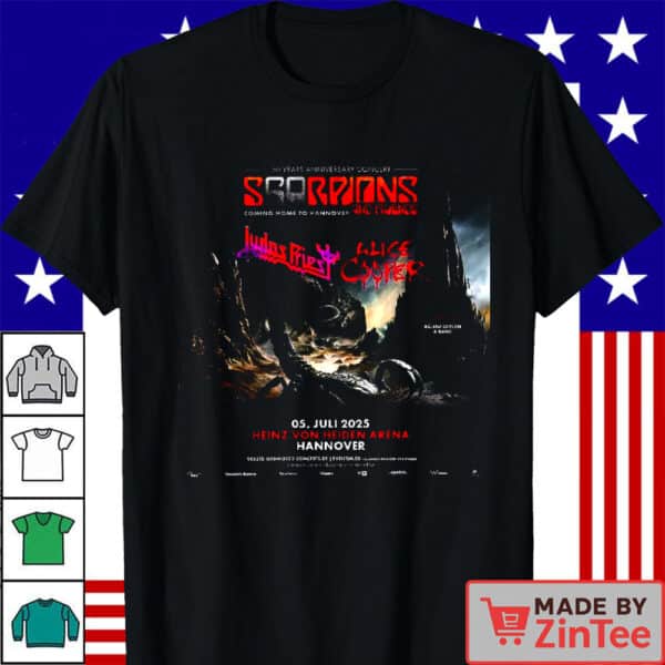 Scorpions 60 Years Anniversary Coming Home To Hannover And Friends Shirt