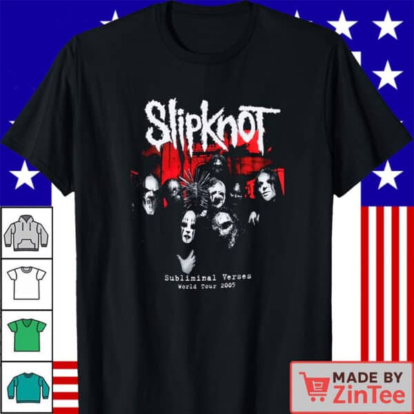 Official Slipknot Subliminal Verse World Tour T-Shirt