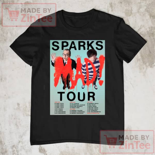 Sparks Album Tour 2025 Collection Shirt