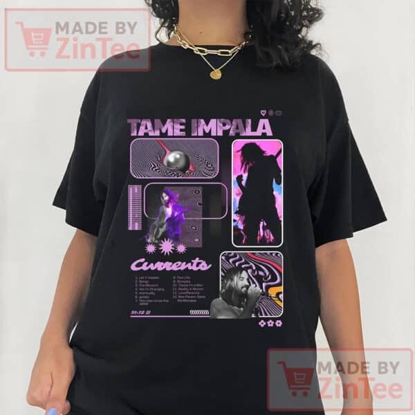 Tame Impala Shirt, Currents Tame Impala Music Rock Band T-Shirt