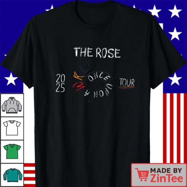 The Rose Once Upon AWRLD World Tour 2025 Hoodie, The Rose WRLD Road Map Shirt