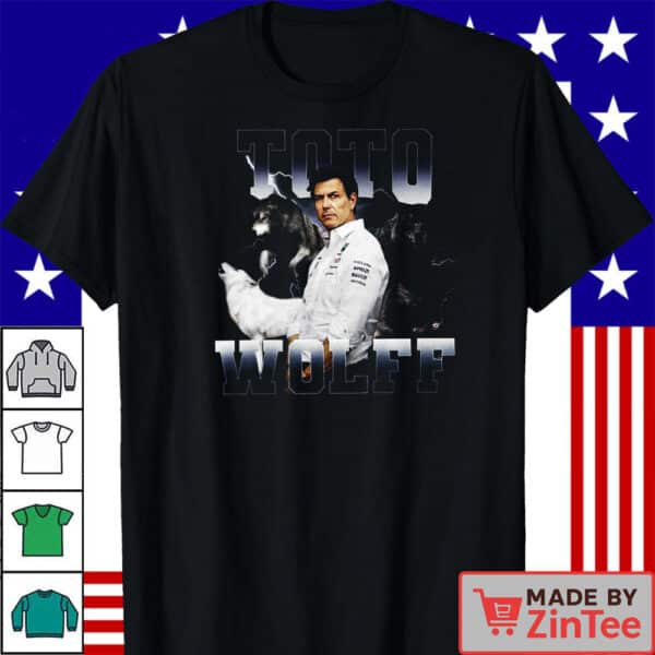 Toto Wolff 90s Vintage Shirt, Homage Retro Classic Graphic Shirt