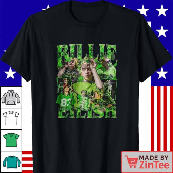 Official Vintage Billie Eilish Graphic Tee, Billie Eilish Concert 2025 Shirt