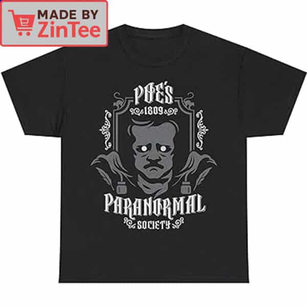 1809 Enigma Club Gothic Writer & Supernatural Motif Shirt