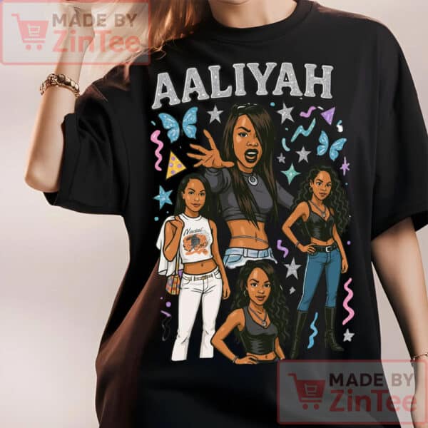 Aaliyah T-Shirt, Gift For Fans