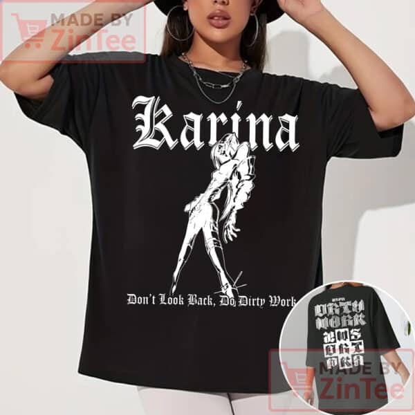 Aespa Dirty Work Members Shirt, Aespa Whiplash Album Shirt