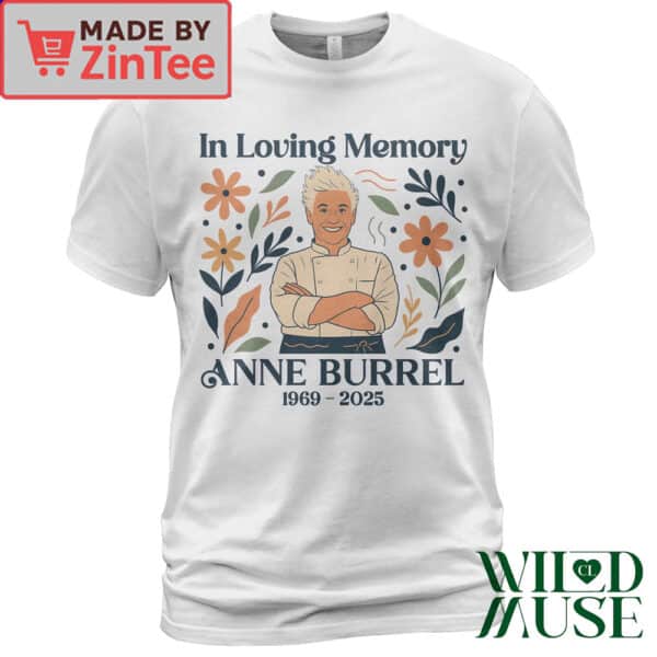 Anne Burrell Whimsical Tribute Shirt, Remembrance Gift For Chef Anne Fans