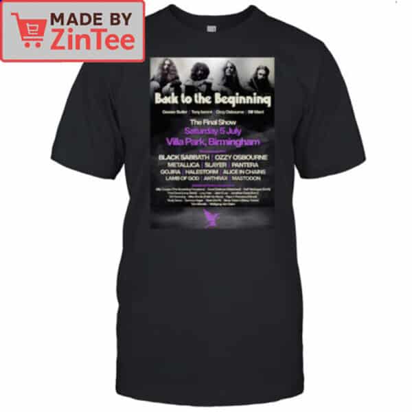 Back To the Beginning 2025 Poster Shirt