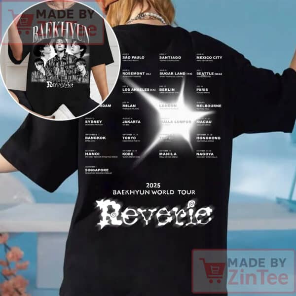Baekhyun Reverie Tour 2025 T-Shirt, Baekhyun Essence of Reverie Shirt