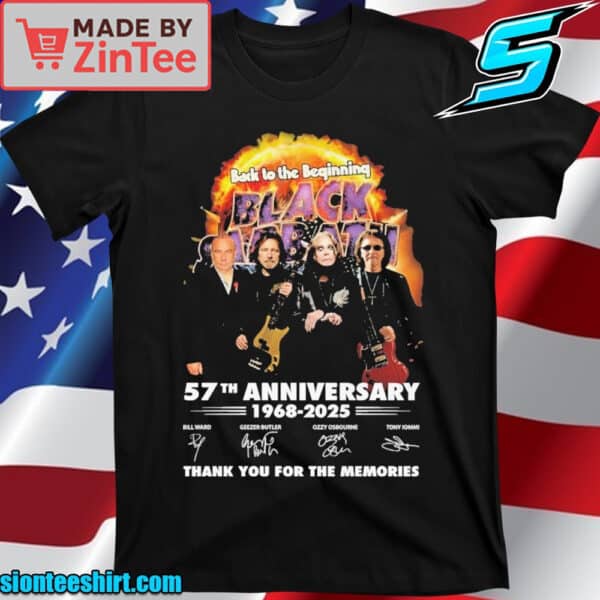 Black Sabbath Back To The Beginning 57th Anniversary Shirt