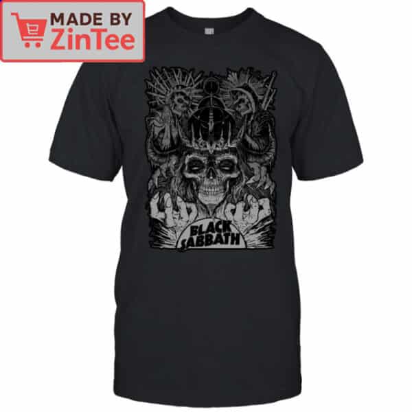 Black Sabbath Skull King Graphic Shirt