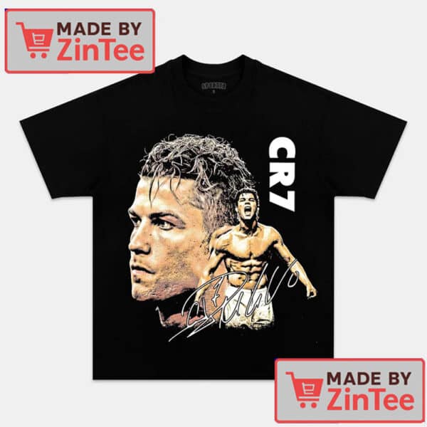 Cristiano Ronaldo CR7 T-Shirt – Vintage Soccer Legend Graphic Tee for Football Fans