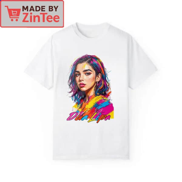 Dua Lipa Colorful Pop Art Shirt