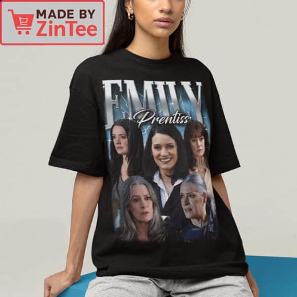 Emily Prentiss Graphic T-Shirt – Criminal Minds Fan Tee Featuring Iconic BAU Character