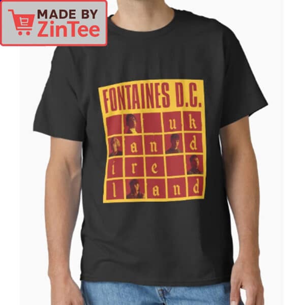 Fontaines D.C. UK & Ireland Tour Grid Shirt