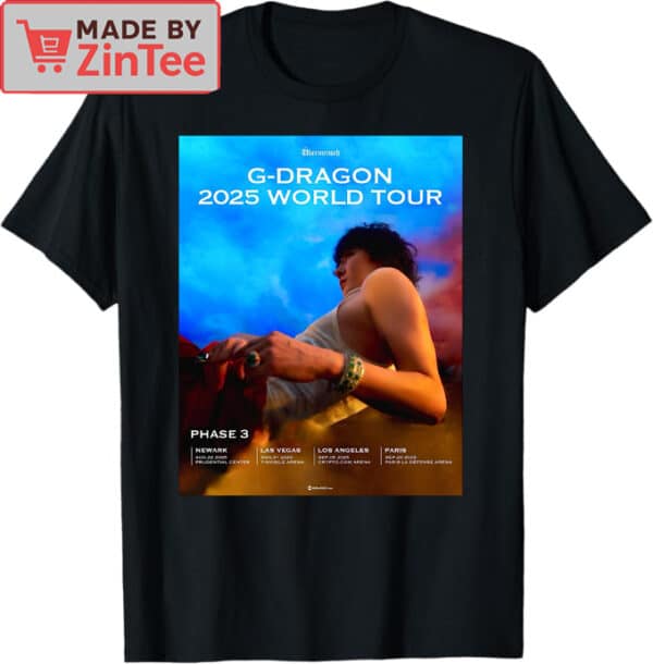 G-Dragon 2025 World Tour Ubermensch Phase 3 Shirt