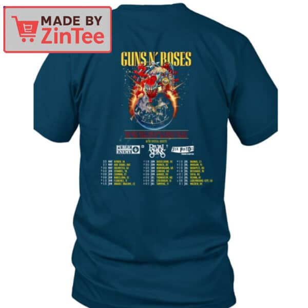 Guns N' Roses 2025 World Tour T-Shirt