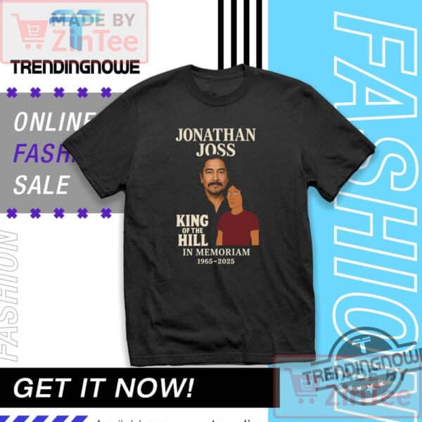 Jonathan Joss Memorial Shirt, King Of The Hill Tribute Shirt, 1965 2025 Rip Jonathan Joss