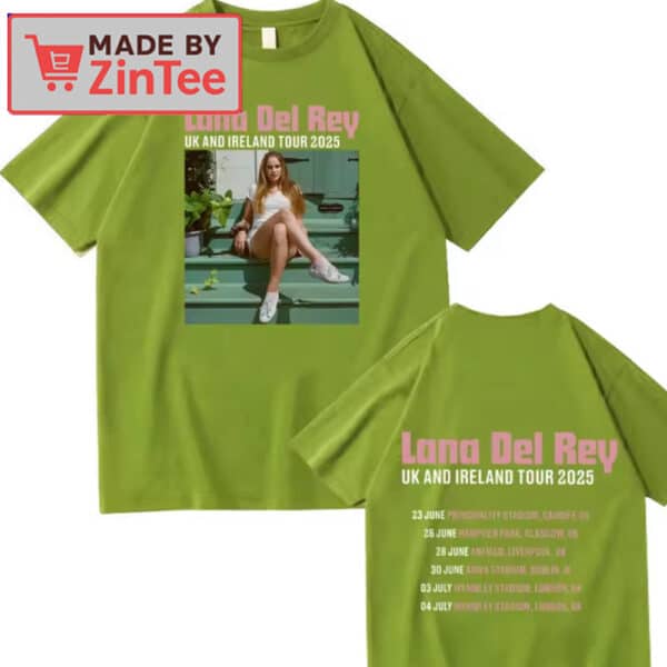 Lana Del Rey 2025 UK Tour Shirt