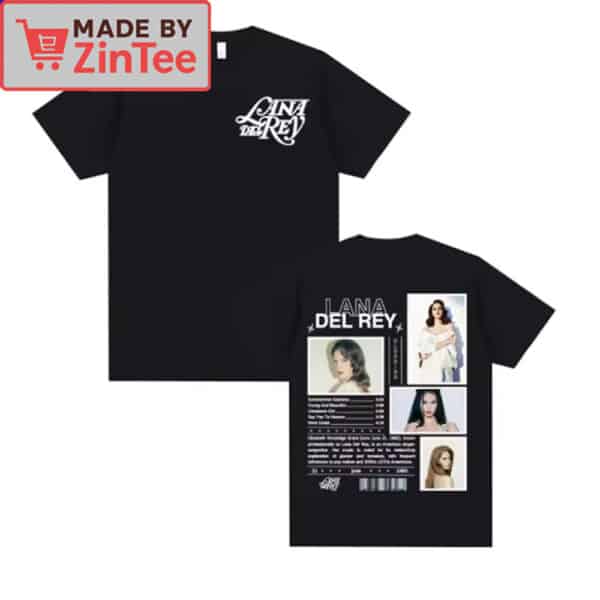 Lana Del Rey Collage Biography Shirt