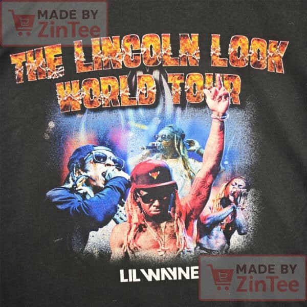 Lil Wayne Shirt, Lincoln Look Tour Shirt, Hip Hop Rap Tee