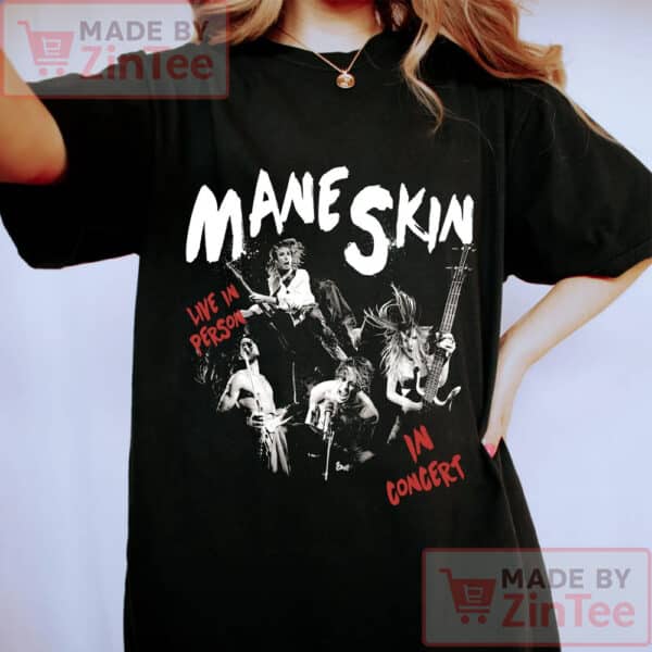Maneskin T-Shirt, Måneskin Rock Band T-Shirt , Måneskin concert