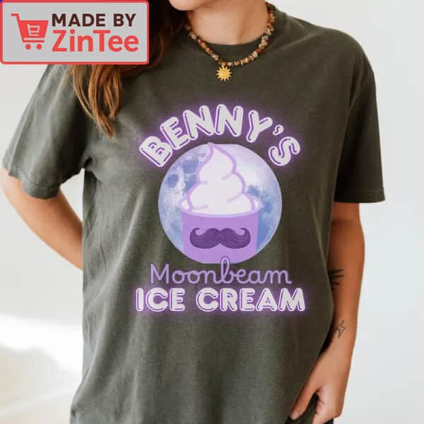 Moonbeam Ice Cream Benson Boone Concert Tee Shirt