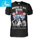 NBA 1950 Draft 75 Years of Greatness Shirt 8 NBA 1950 Draft 75 Years of Greatness Shirt