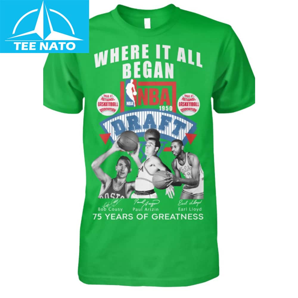 A close-up view of the shirt's design details.