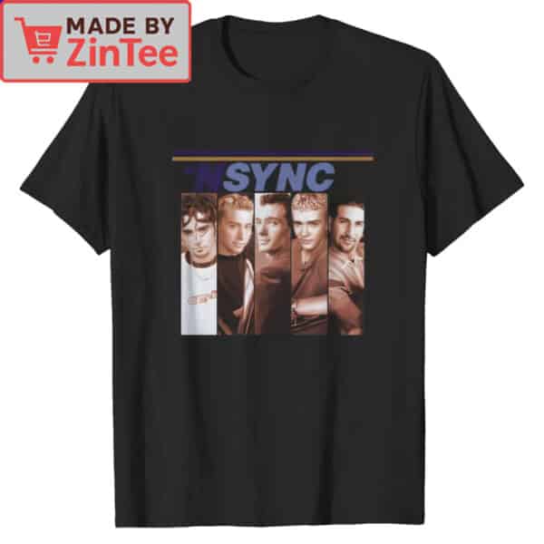 NSYNC Boy Band Photo Lineup Shirt