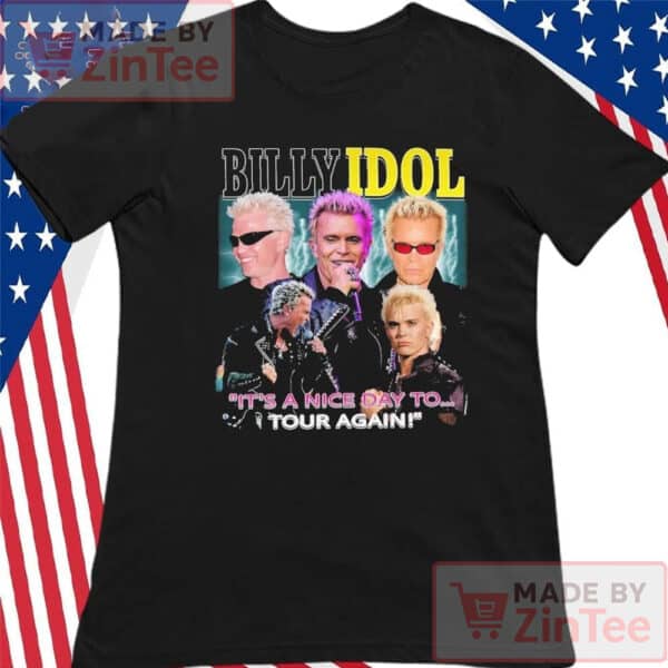Official Billy Idol Its A Nice Day To Tour Again 2025 T-Shirt
