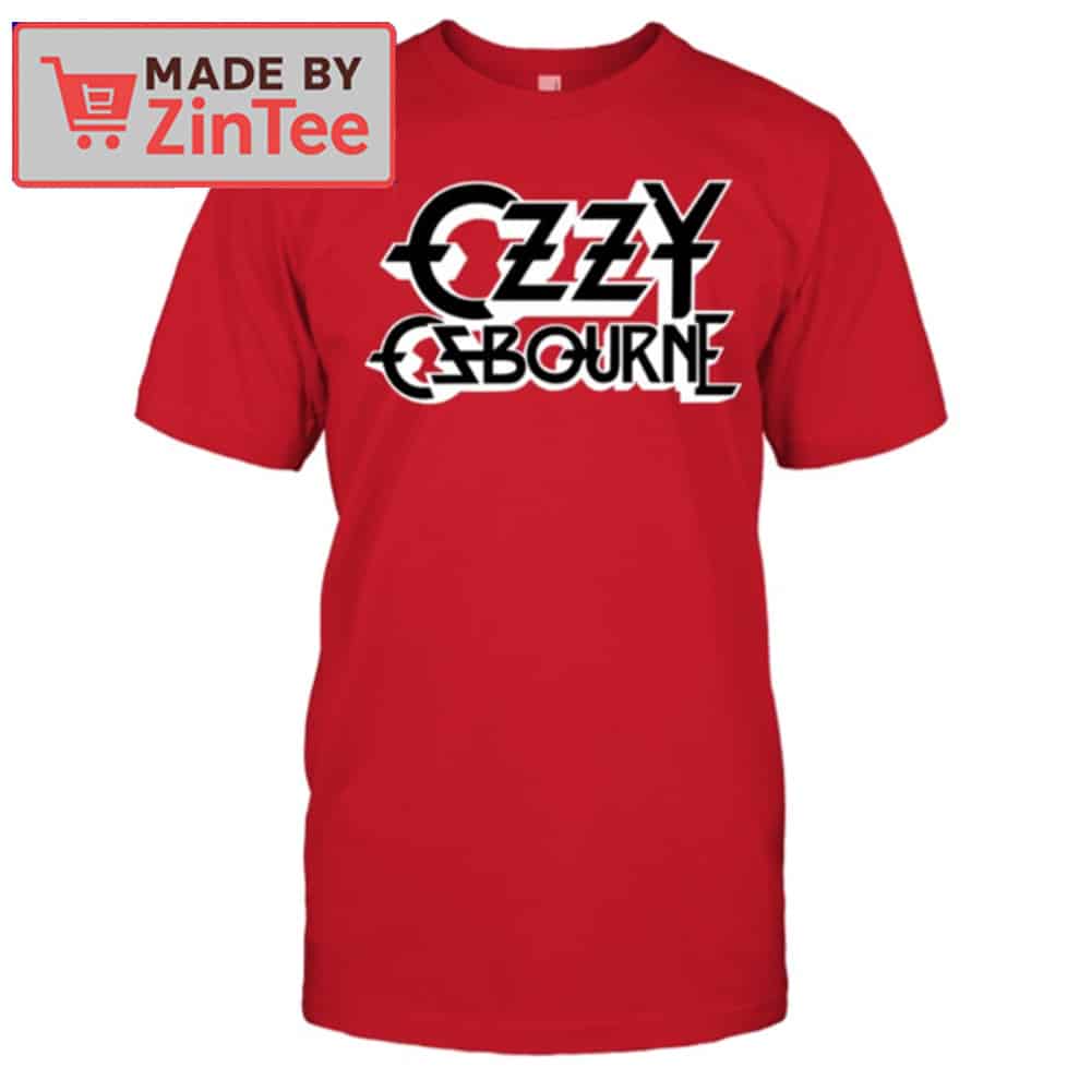 Ozzy Osbourne shirt logo detail