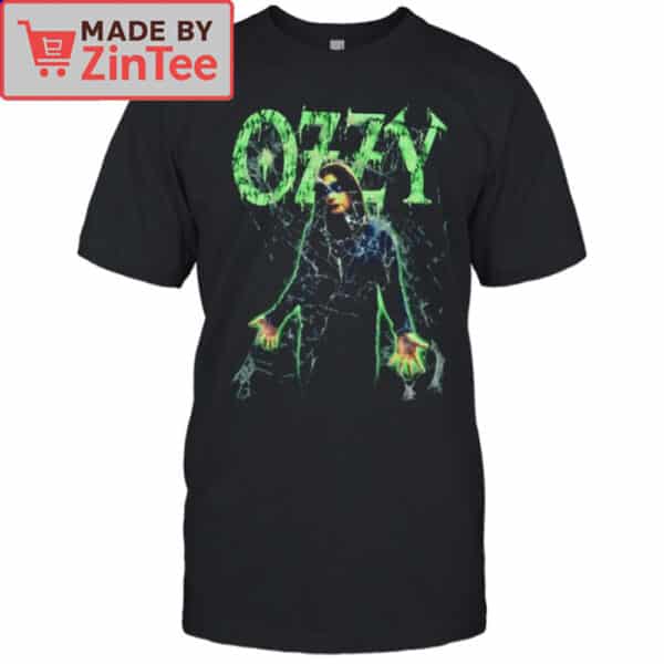 Ozzy Osbourne Electric Green Graphic Shirt