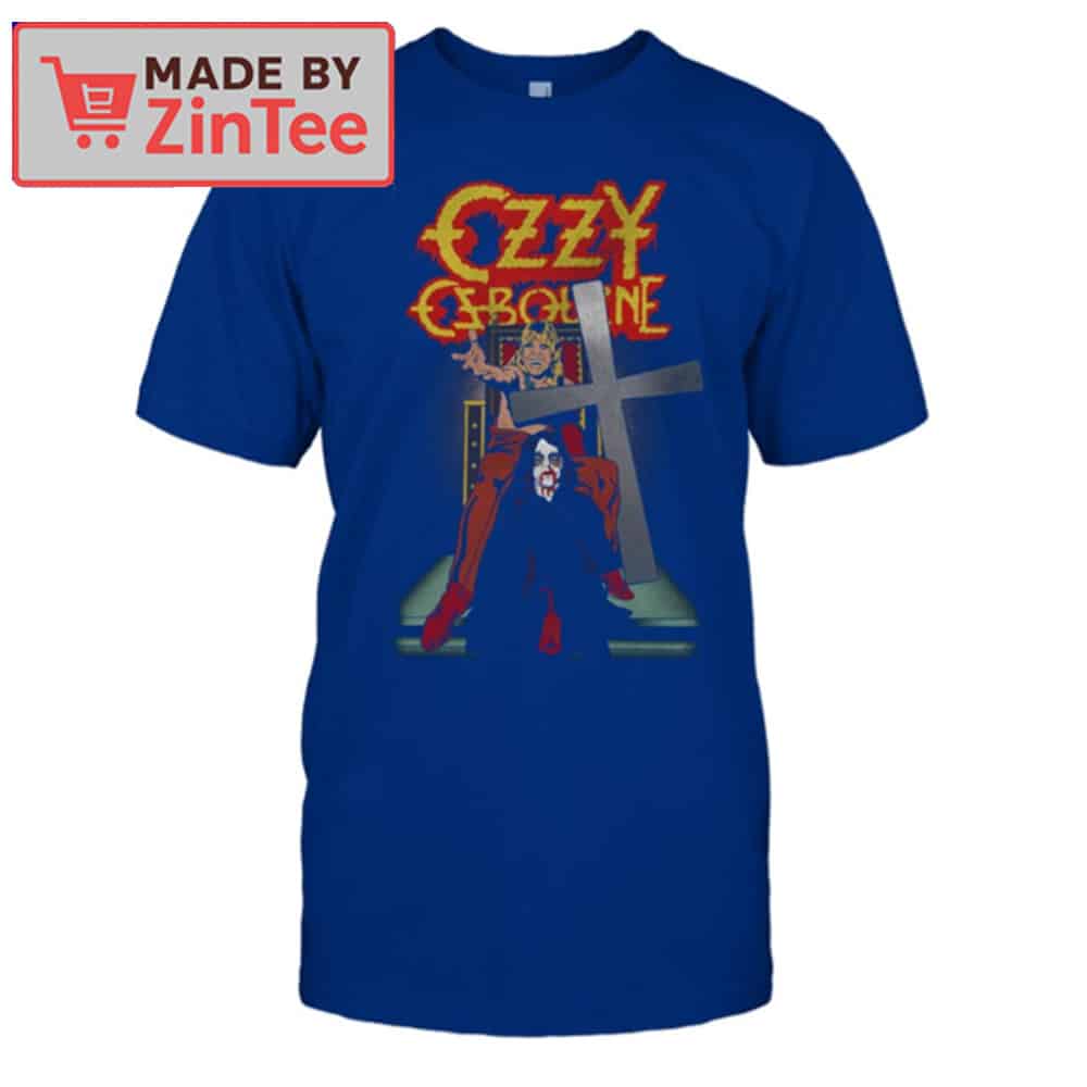 Ozzy Osbourne Heavy Metal Cross Shirt as part of an outfit