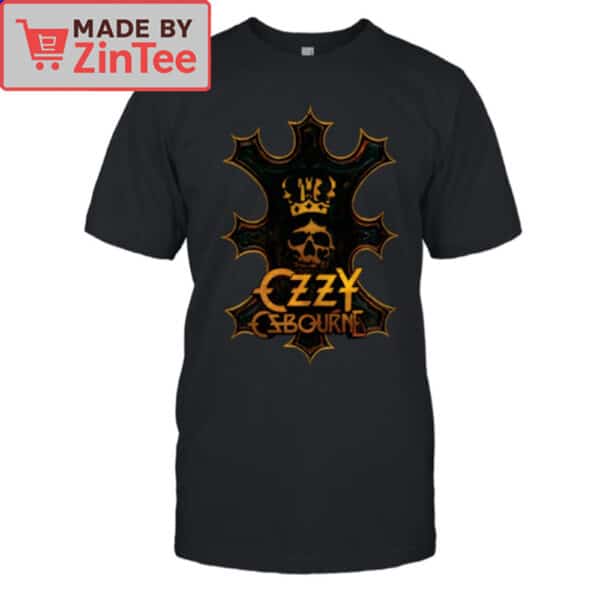 Ozzy Osbourne Skull Crown Gothic Cross Shirt