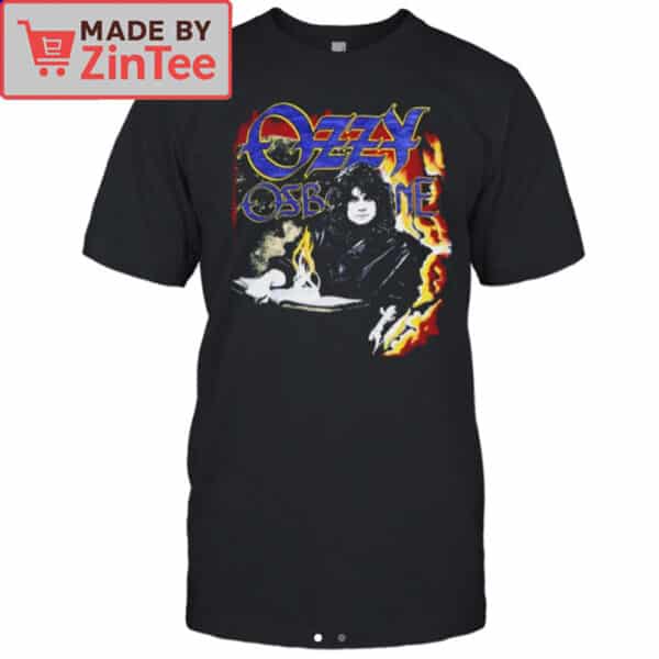 Ozzy Osbourne Vintage Flames Graphic Shirt