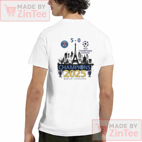 Paris St Germain PSG Champions League Winner T-Shirt, Father's Day Gift