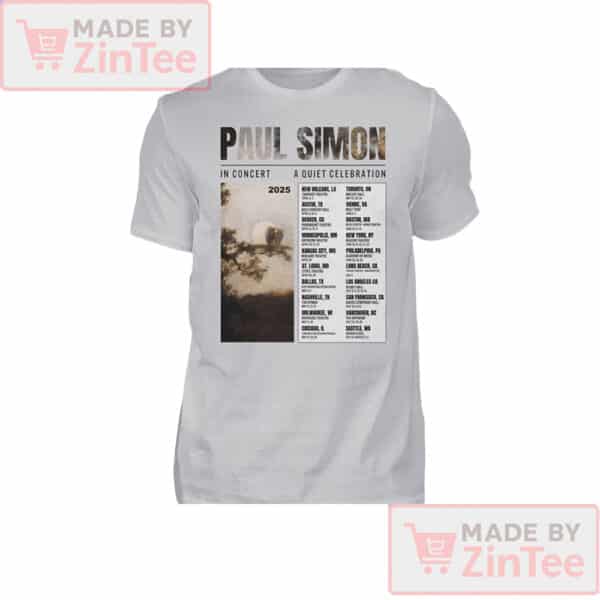 Paul Simon Shirt, A Quiet Celebration Tour 2025 T-Shirt