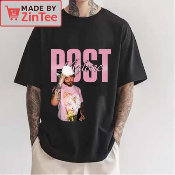 Post Malone Pink Graphic Shirt