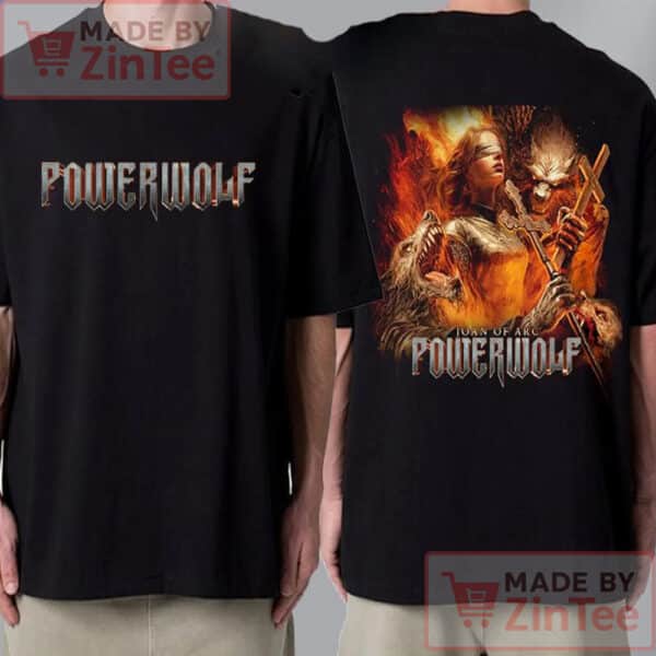 Powerwolf Band Shirt, Joan Of Arc Summer Of The Wicked Tour 2025 Shirt