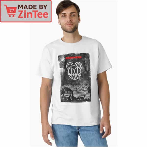 Radiohead Bear Head Logo Cityscape Shirt