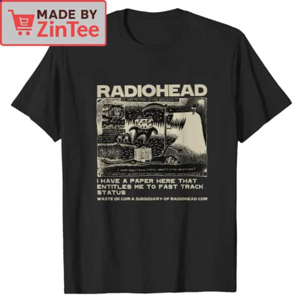 Radiohead I Have A Paper Here Graphic Shirt